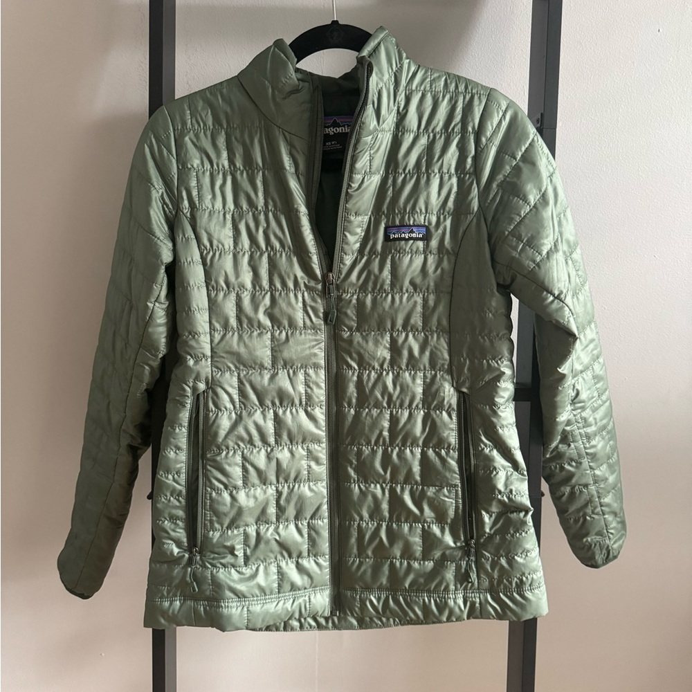 Patagonia nano puff, green XS.